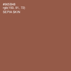 #965B48 - Sepia Skin Color Image